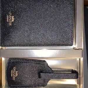 COACH: Passport Cover and Luggage Tag Set